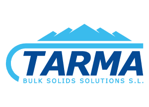 Logo de Tarma Bulk Solids Solutions para transporte de materiales a granel.